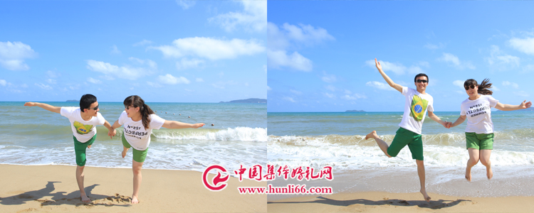 三亚集体婚礼之海边篇